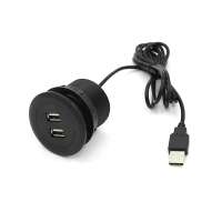 BAYU low valtage USB charger FOR furniture black color