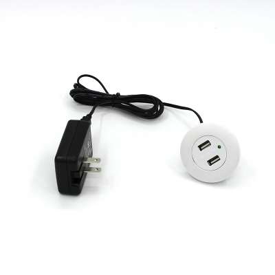 US furniture USB port charger with 5V2A power adapter charging