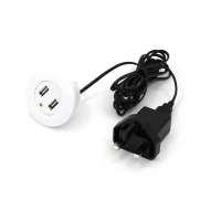 UK furniture USB port charger with 5V2A power adapter charging